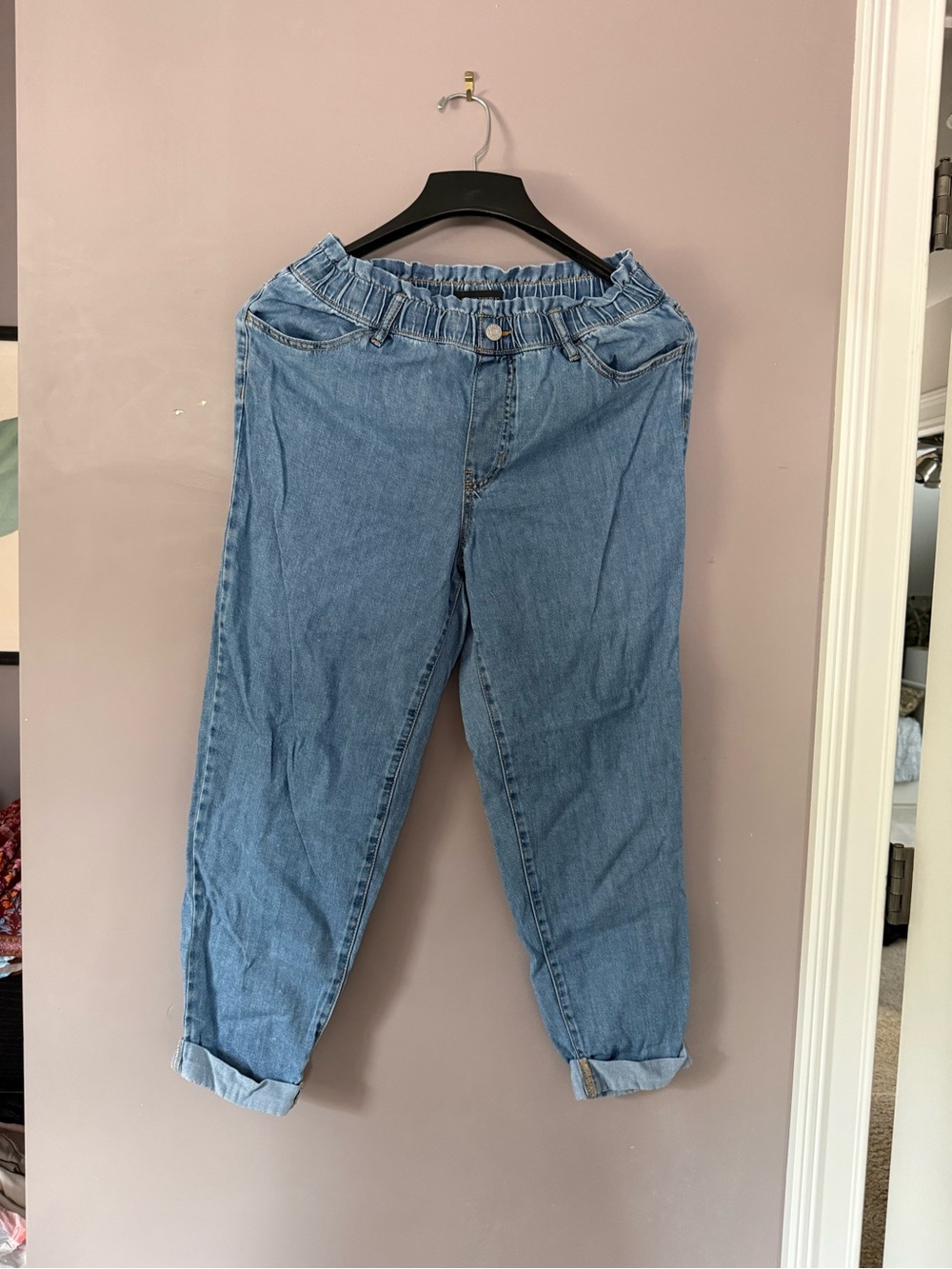 Banana Republic Light Blue Elastic Waist Jeggings